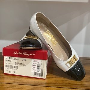 Salvatore Ferragamo 3cm Germana Block Heel